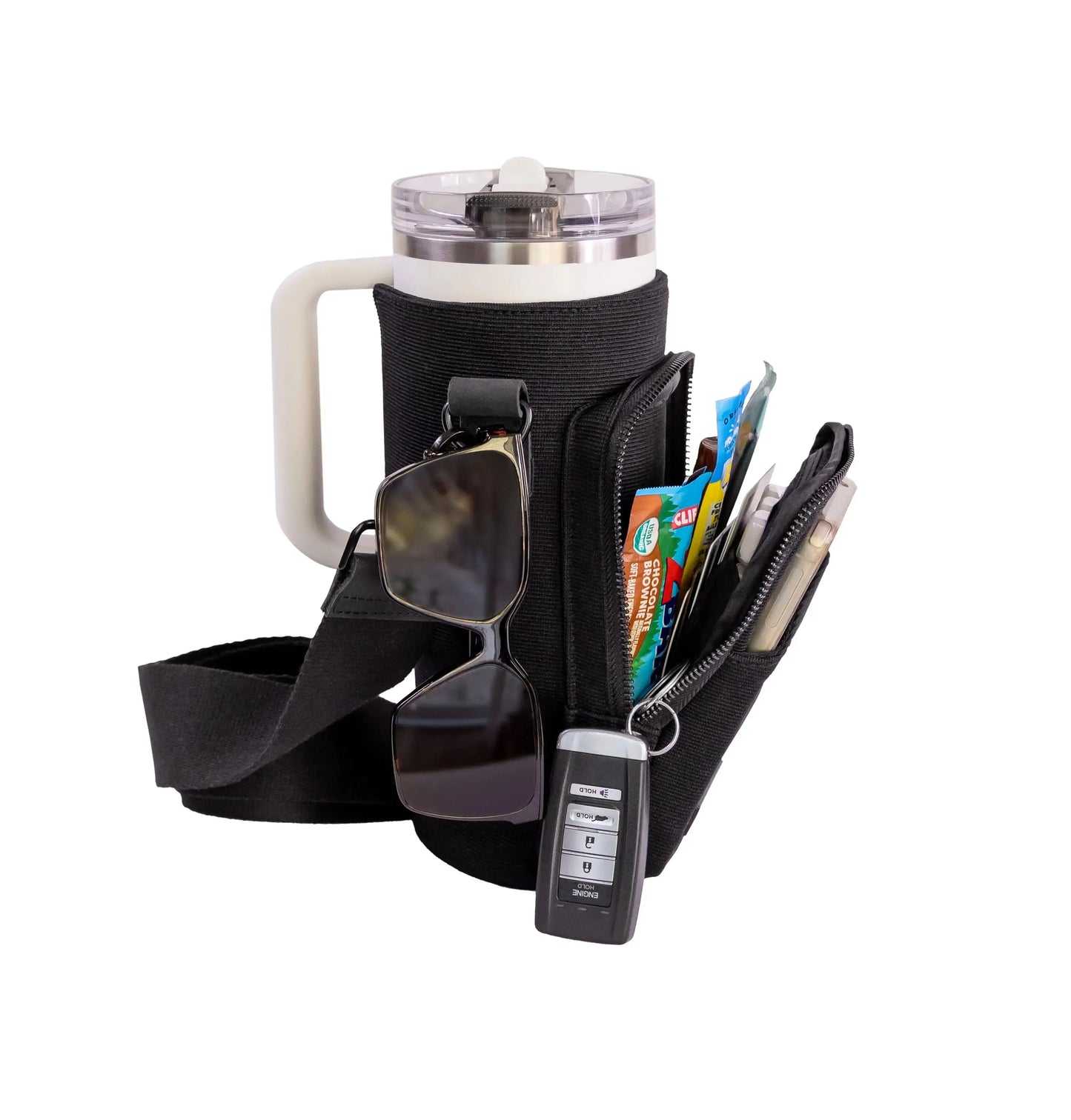 Tumbler Purse by Solly and Rue that has two pockets to hold your essentials so you can replace a large purse.